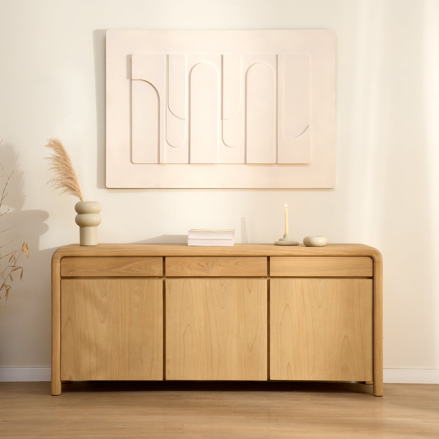 dressoir notenhout modern Dressoir Boyd L