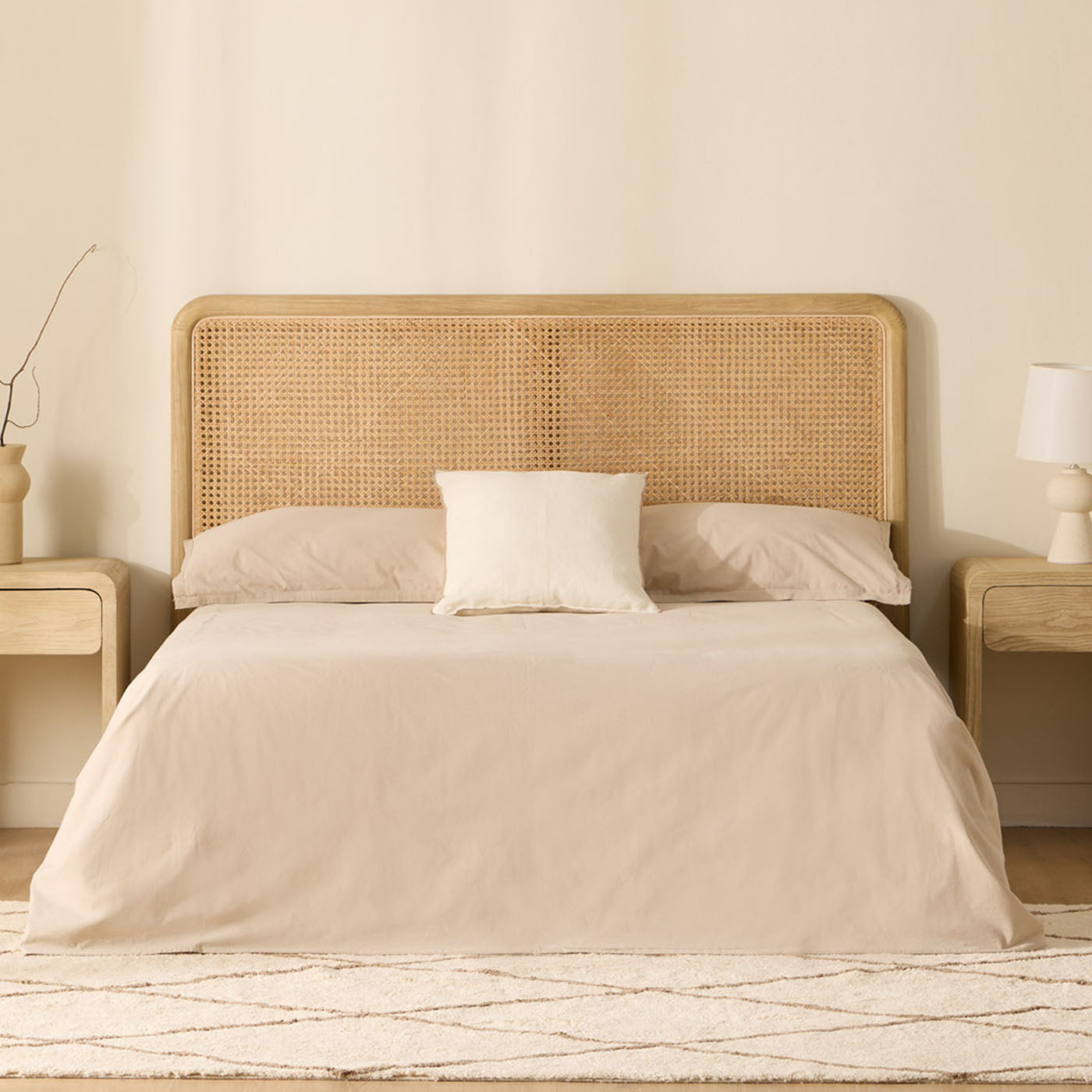 Cabecero Boyd rústico