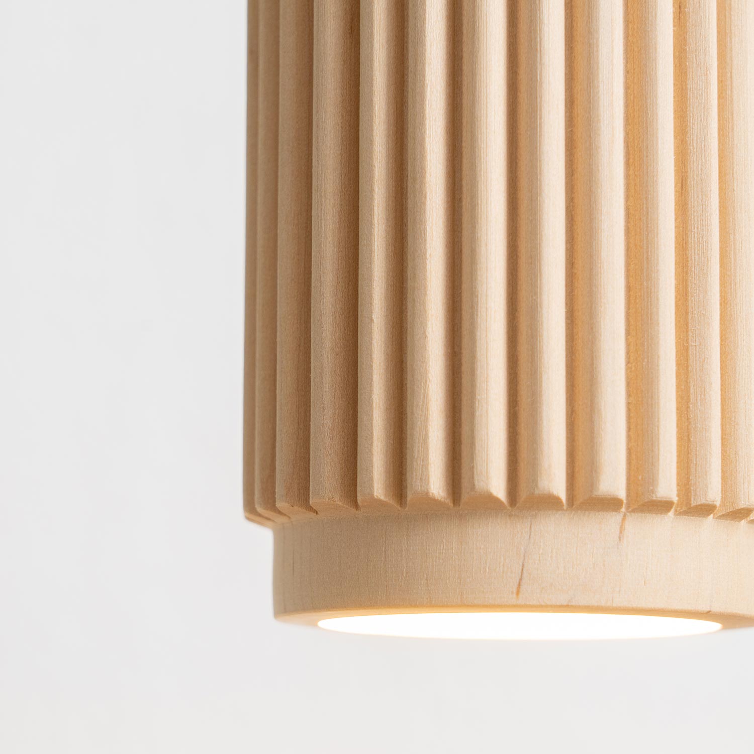 Neda Lámpara de techo madera natural
