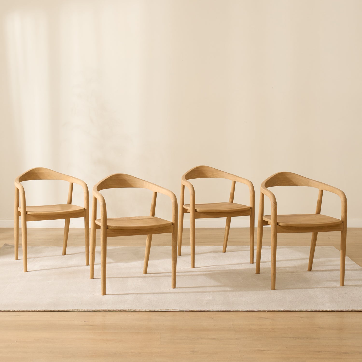 Pack 4 Mode Wood chairs