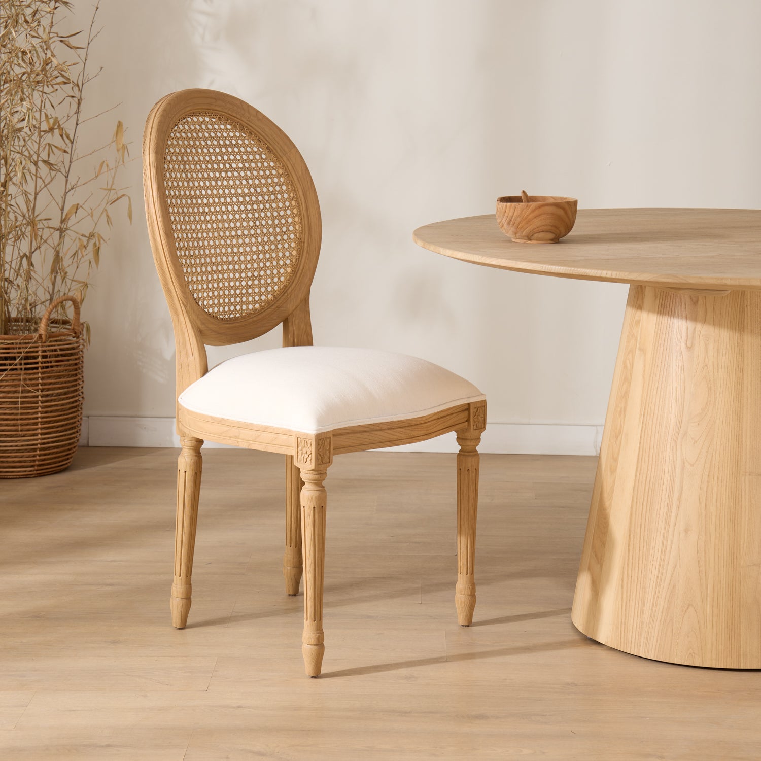 Pack 4 Rounded chairs