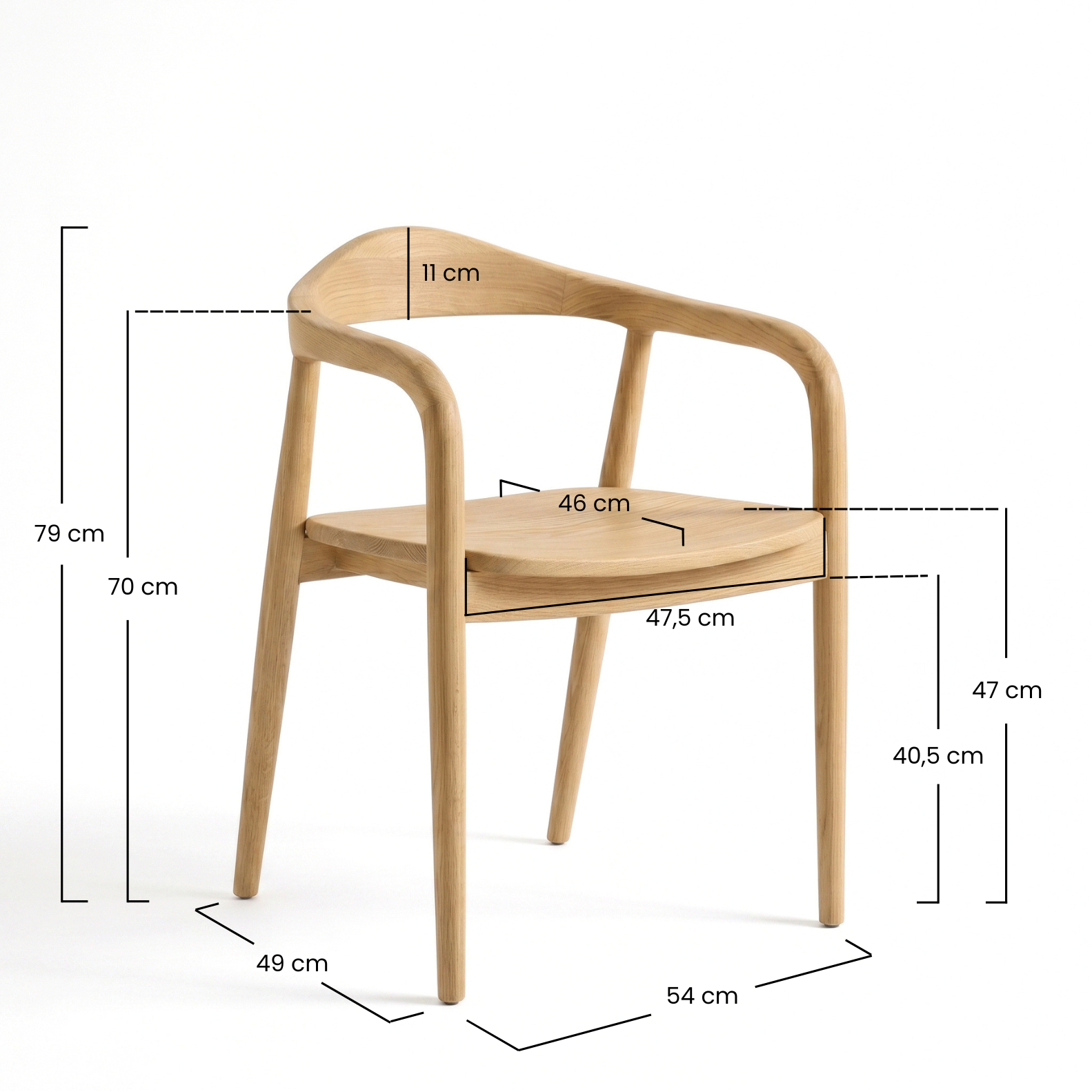 Pack 6 sillas Mode Wood