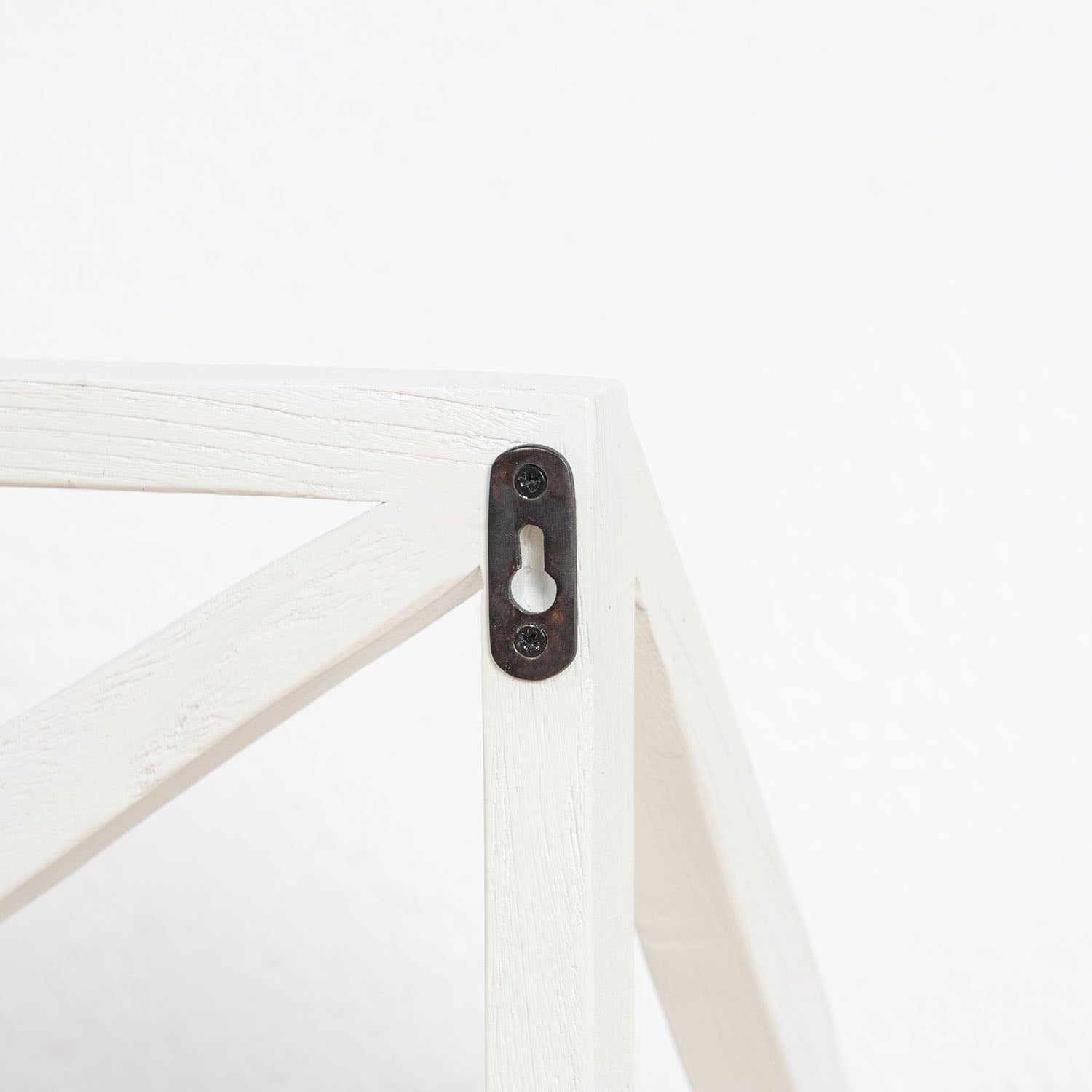 Aspa Estantes de pared madera blanca