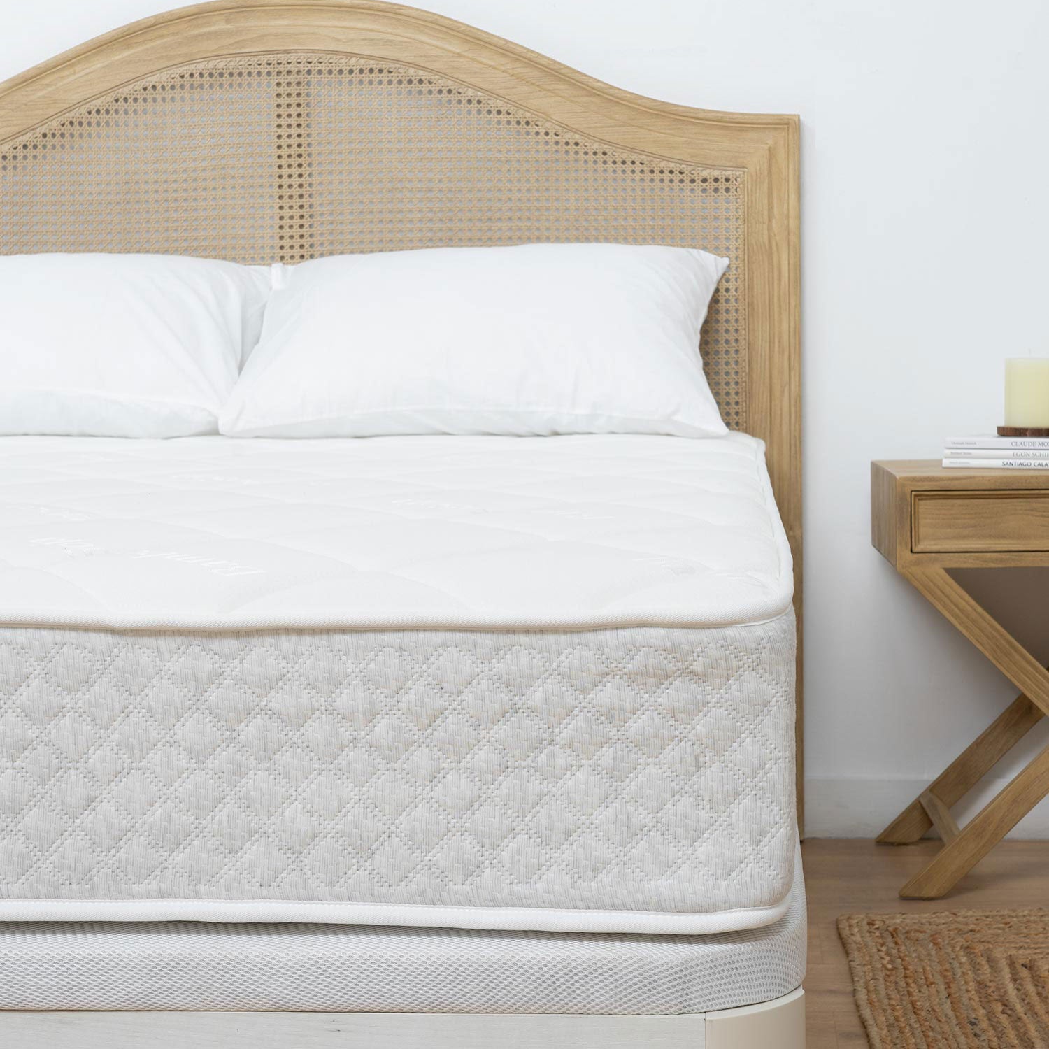 Dosek colchón muelle ensacado firme visco gel visco carbono cómodo y uniforme