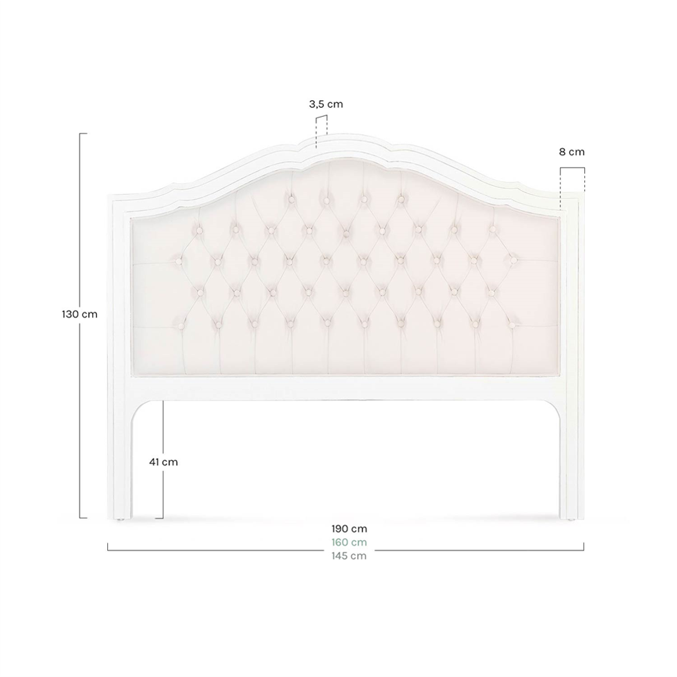 Headboard Triz white