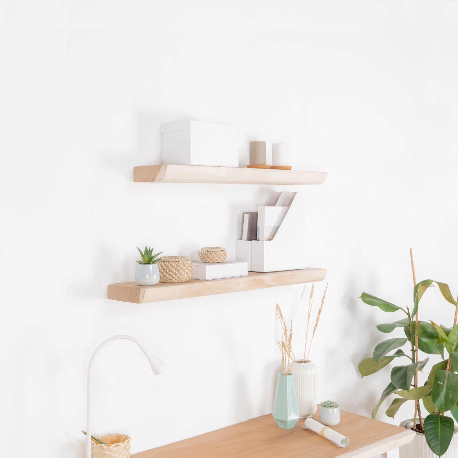 Natura Estante de pared madera