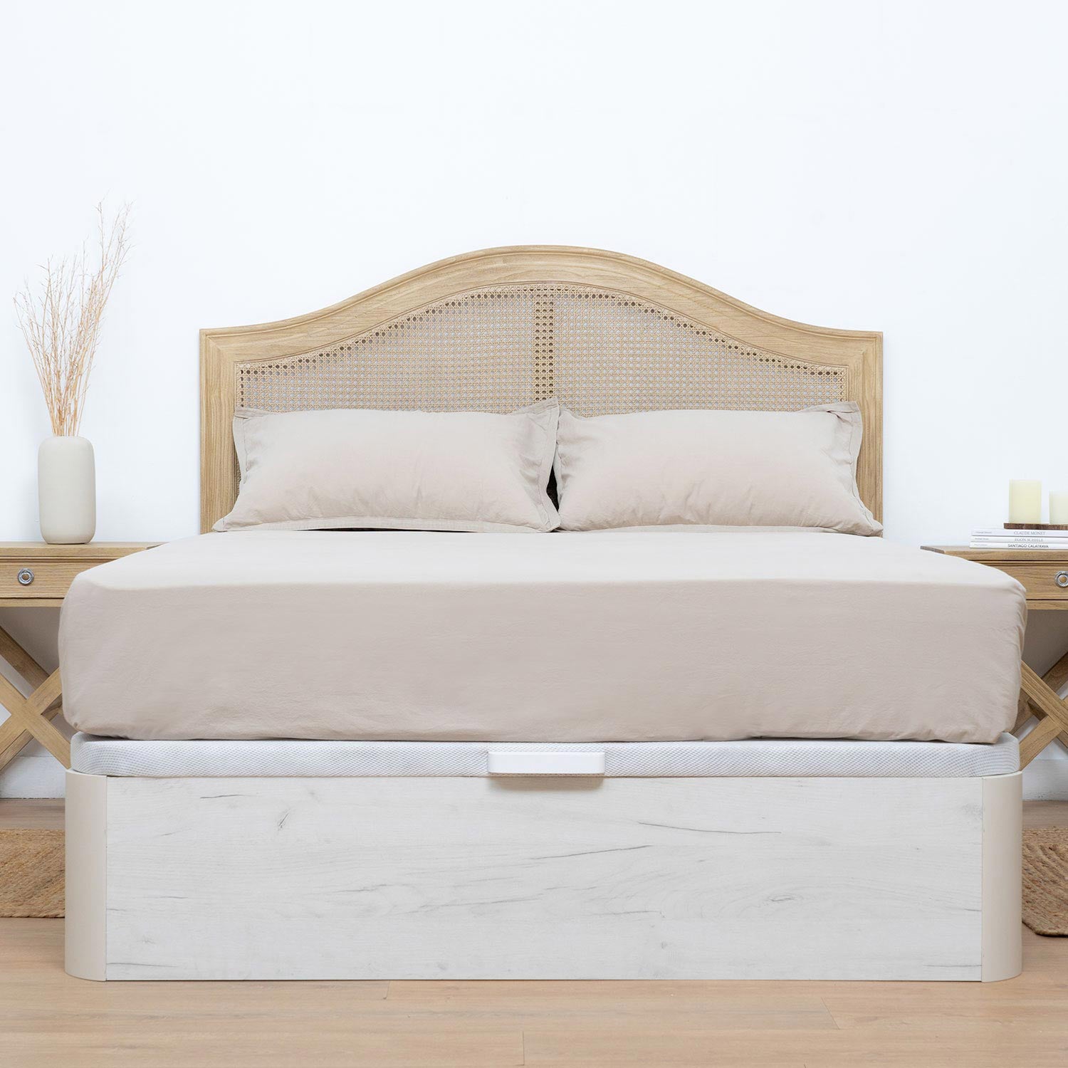 Nuley canapé de madera con gran almacenaje