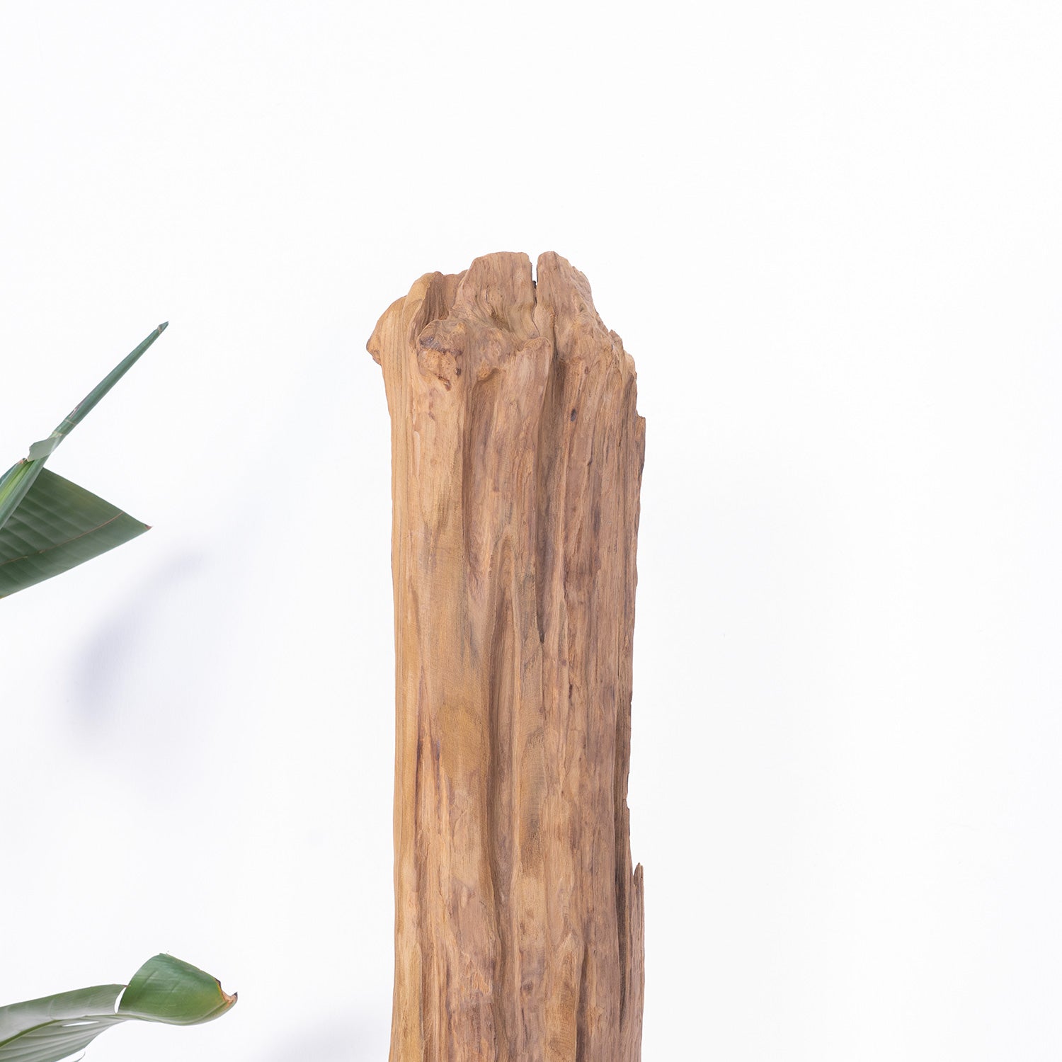 Organic L Lámpara de pie madera