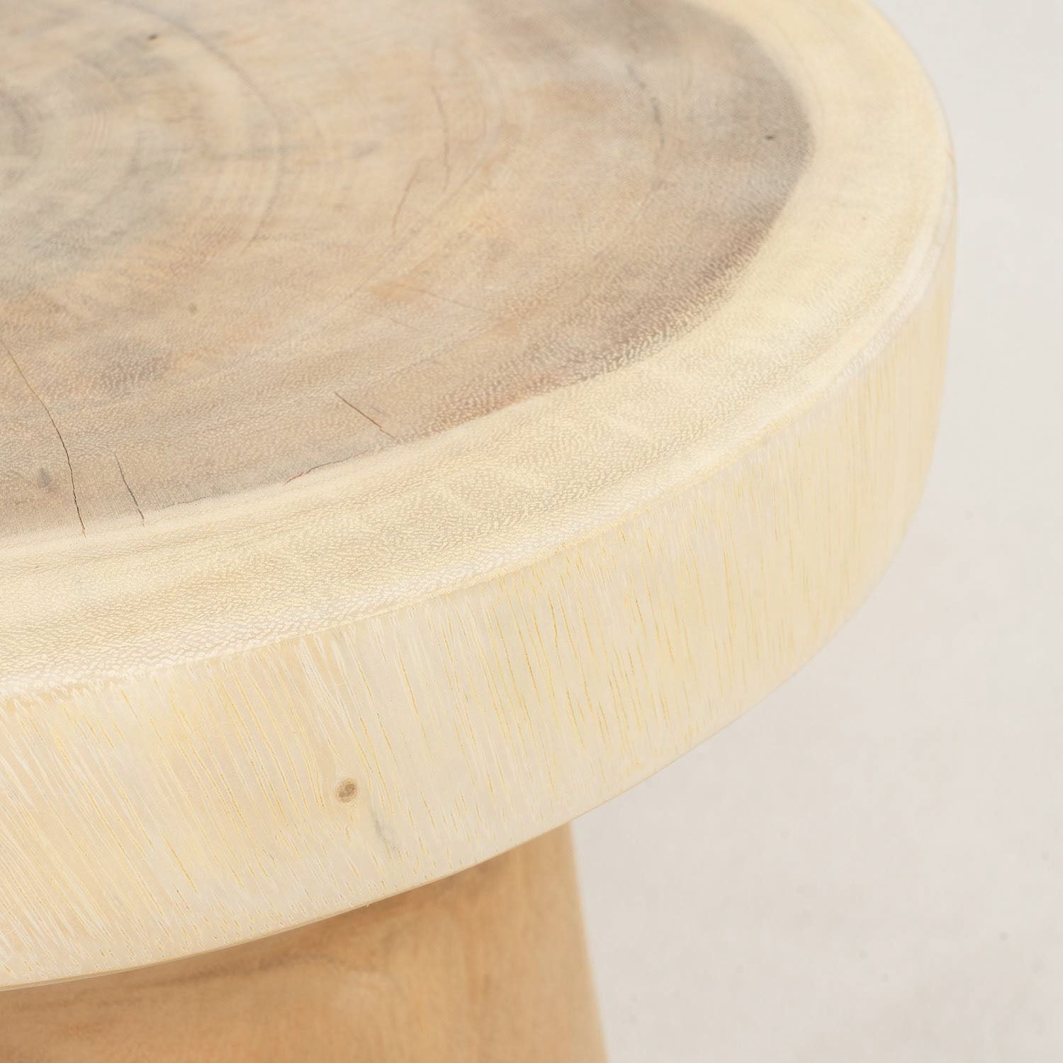 Tadi Mesa auxiliar redonda madera maciza