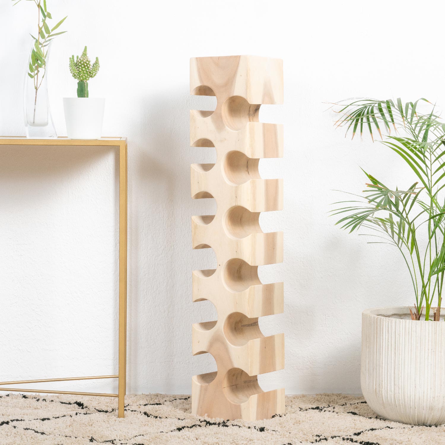 Untuk Botellero vino madera natural