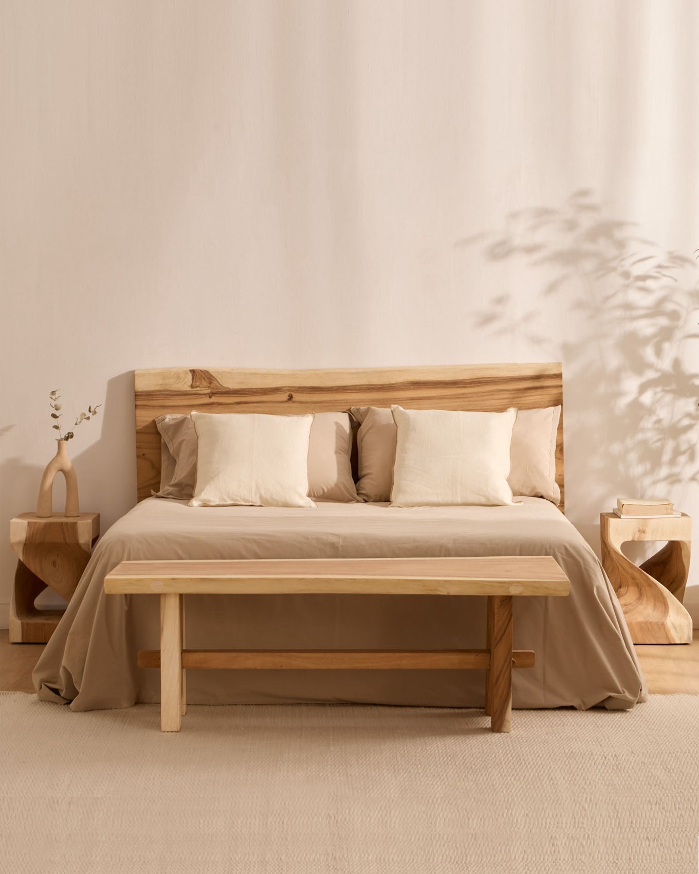 Packs de cabecero, mesitas y banqueta