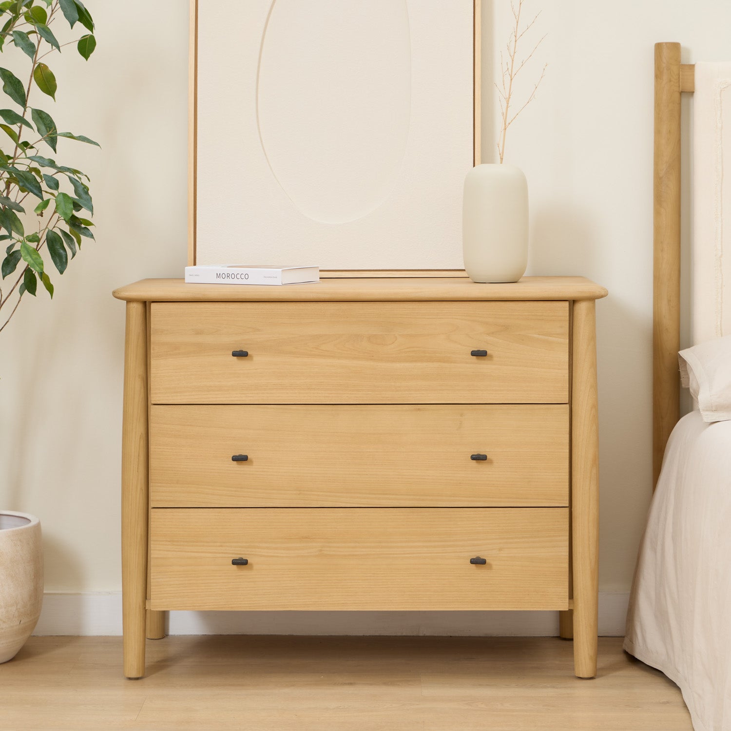 PACK HEADBOARD DANE + 2 BEDSIDE TABLES + CHEST OF DRAWERS ZIN