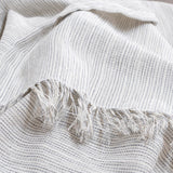 Kio plaid de algodón en color grisaceo