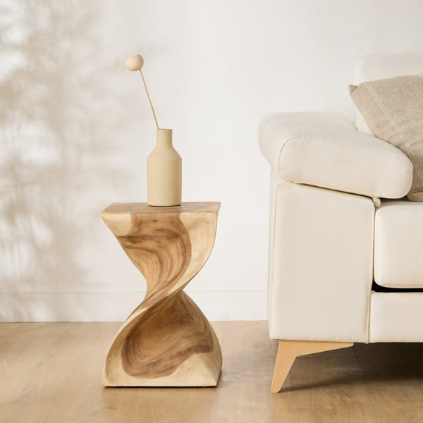 Wooden side table Slide - Living room furniture - Wabi Home