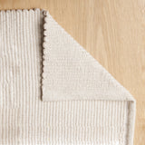 Mile Alfombra algodón rectangular  color crudo