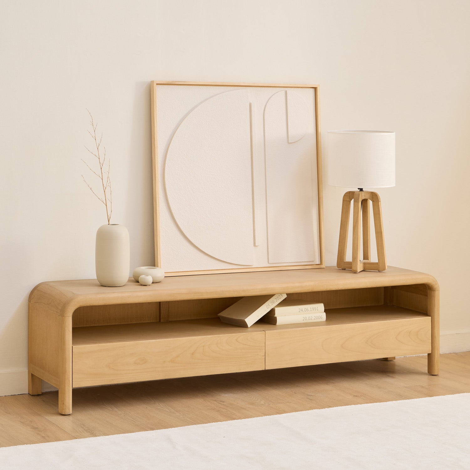 PACK TV STAND BOYD + COFFEE TABLE NAI