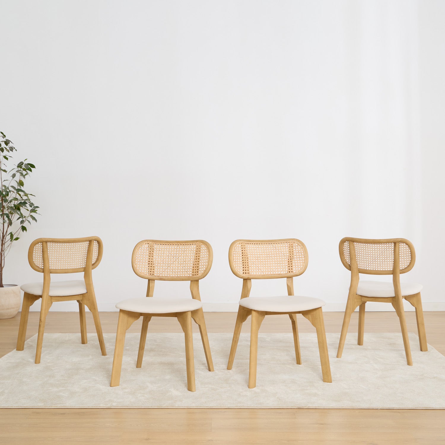 PACK OF 4 DARI CHAIRS