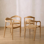 Pack 4 stoelen Mode Wood