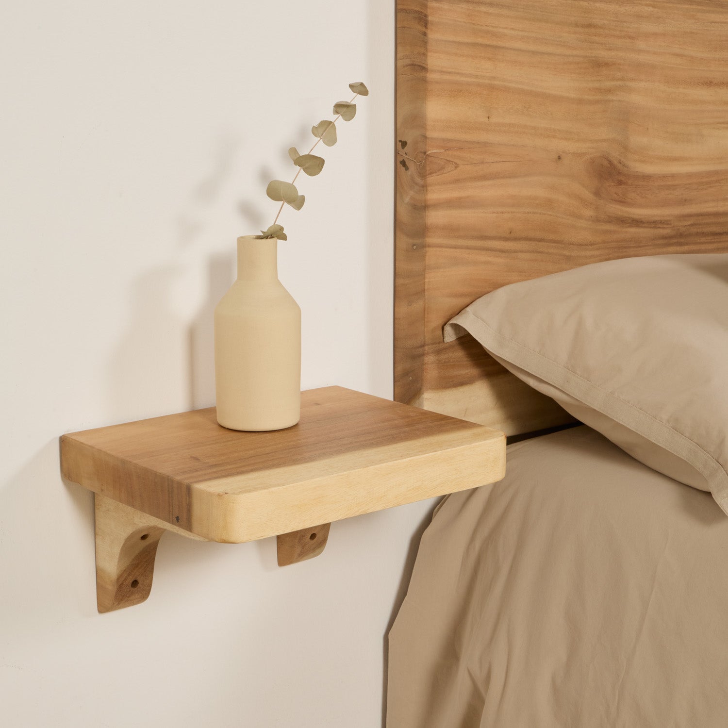 PACK NATURA HEADBOARD + 2 BEDSIDE TABLES LONGI