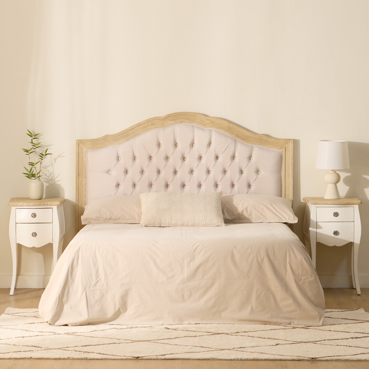 PACK HEADBOARD + 2 TRIZ NIGHTSTANDS