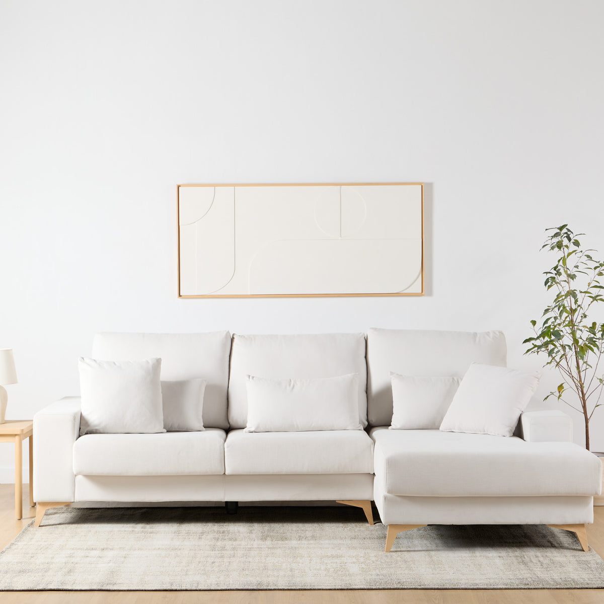 Setail sofa with wooden legs Sofas Wabi home