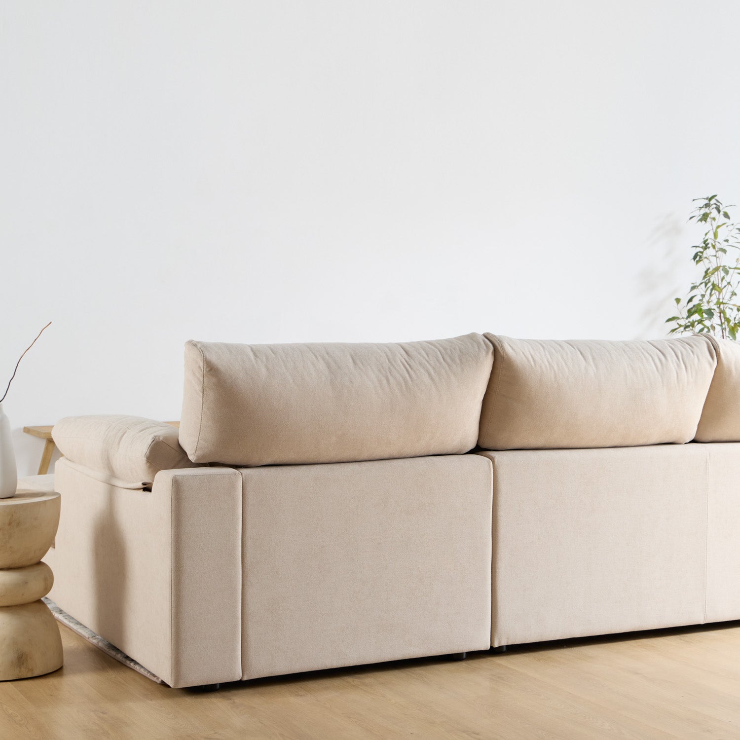 Sofá Melati 3 plazas con chaiselongue