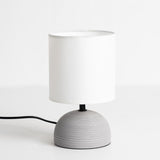 Stevi lámpara de mesa cerámica gris o beige