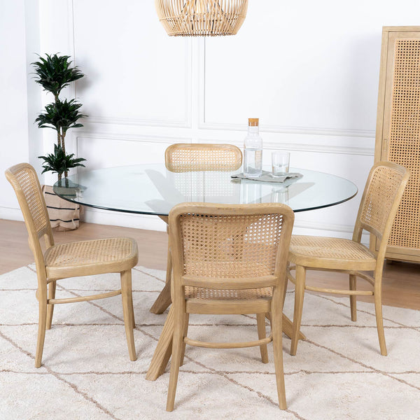 PACK TABLE + 4 CHAIRS GAMLA