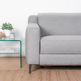 Asem sofá eléctrico gris claro