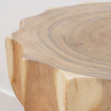 Lile Mesa auxiliar redonda madera