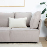Madi sofá modular con 3 piezas en gris