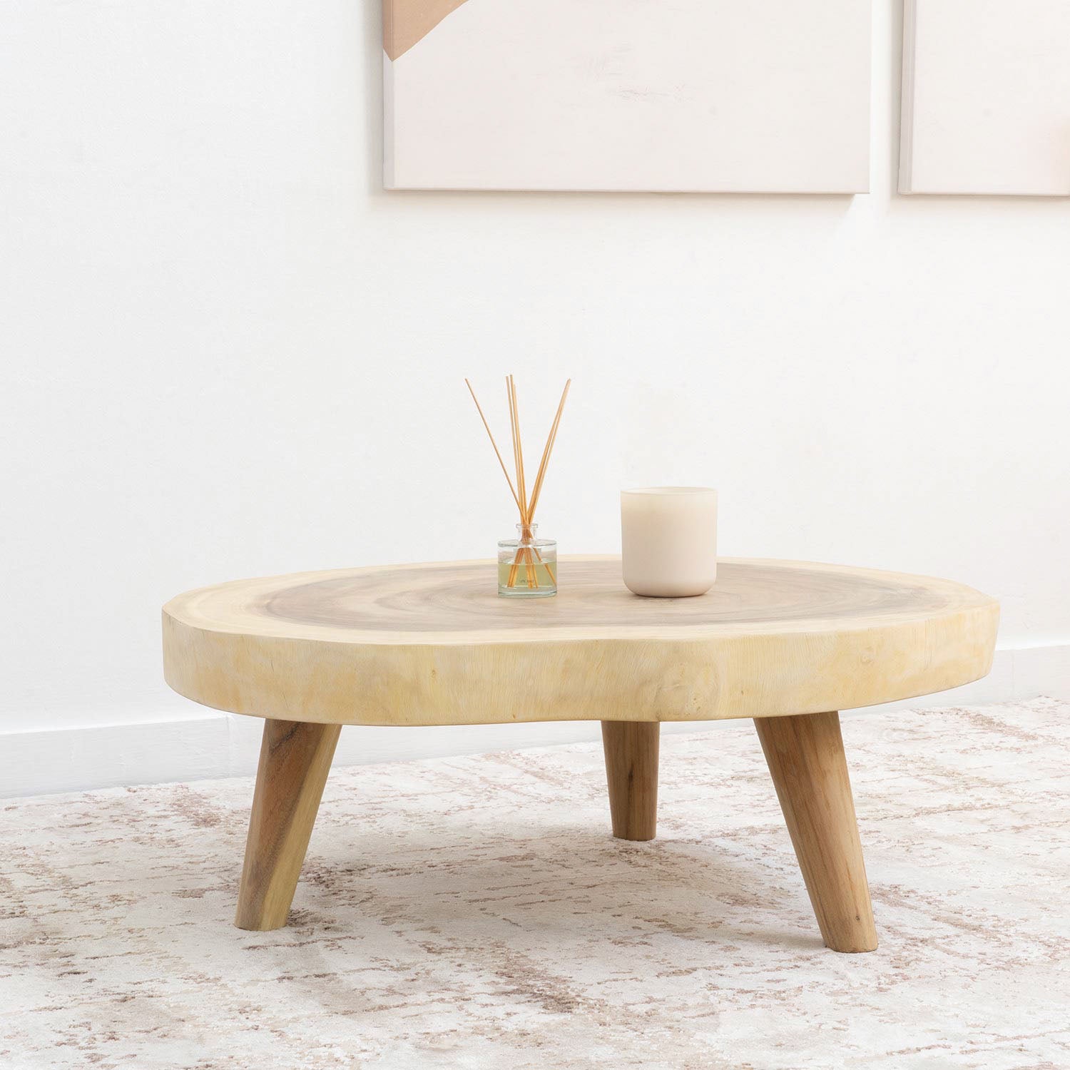 PACK COFFEE TABLE + SIDE TABLE NATURA