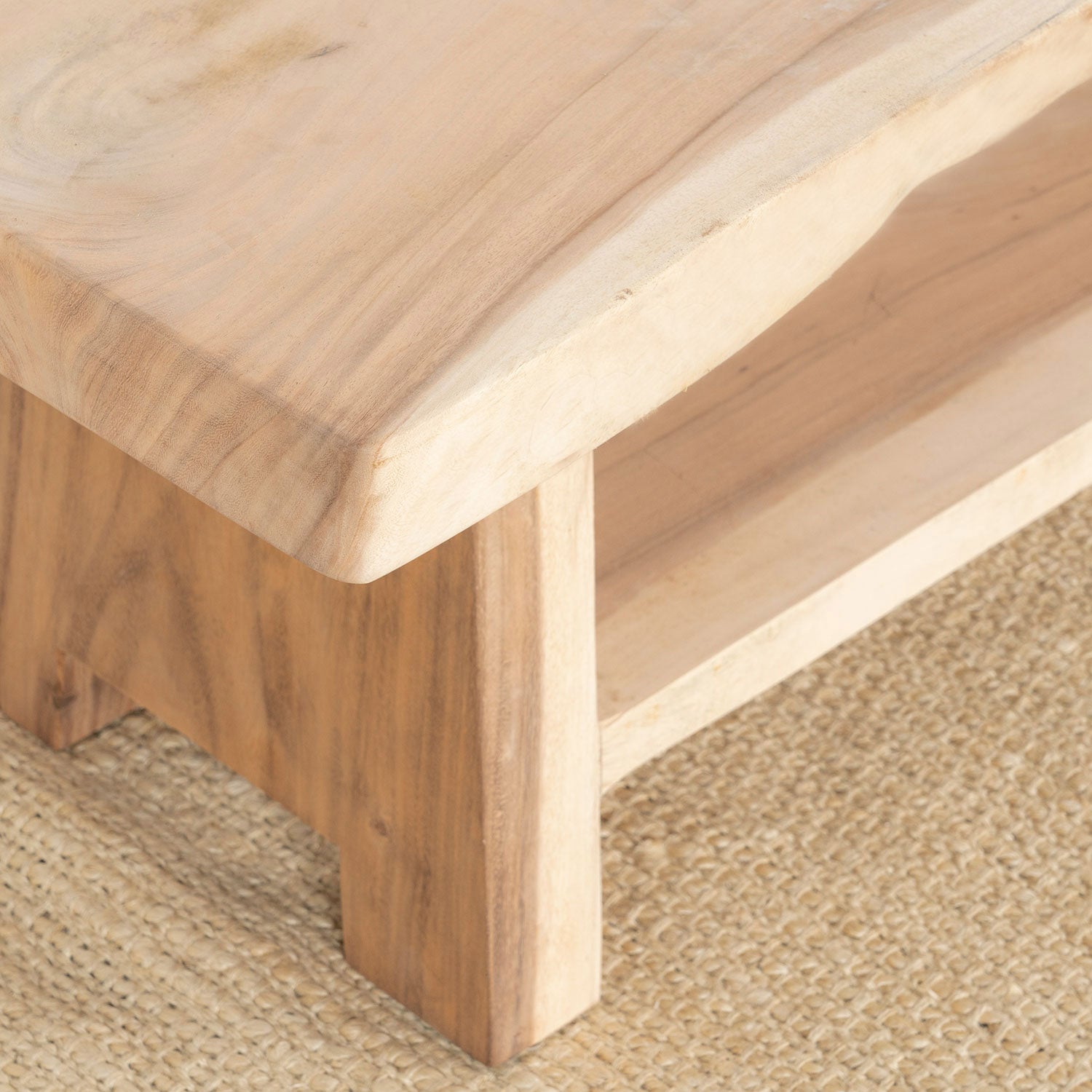 Natura Mueble TV madera natural Muebles salón Wabi Home