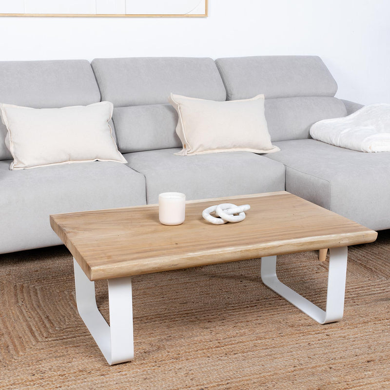 Mesa de centro nórdica, mesa de sofá, mesa baja de madera maciza simple y  moderna, mesa de centro pequeña Nanzhu, para el hogar, apartamento, sala de