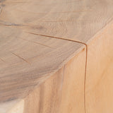 Slide Mesa auxiliar madera natural