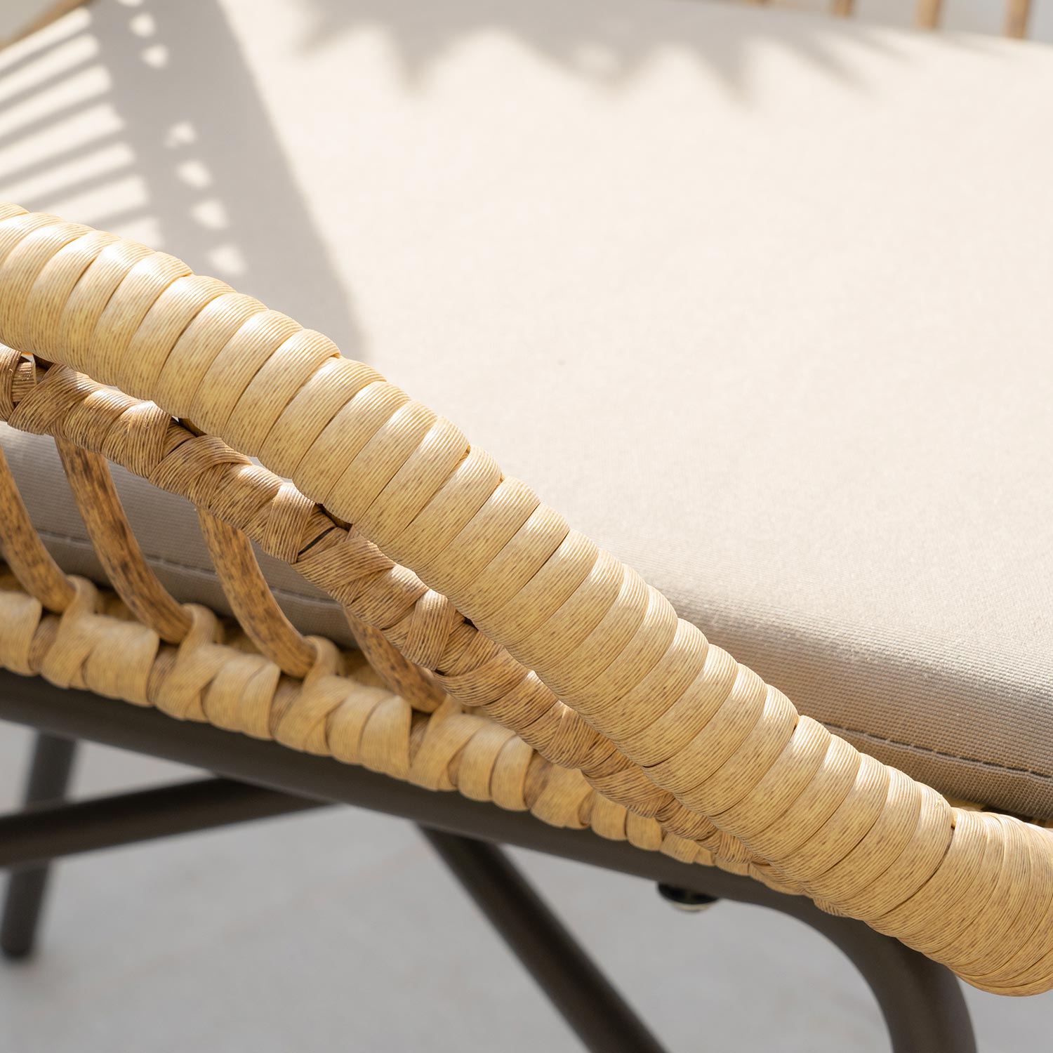 Vime pack waterproof garden armchair and side table Decoration Wabi